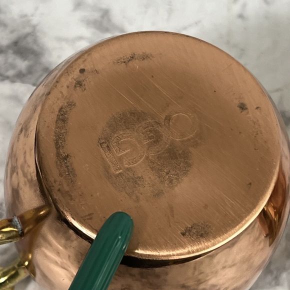 OGGI Copper Moscow Mule 20oz Mug Cup Set Of 2 Barware Drinkware - Picture 8 of 13